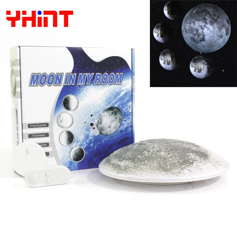 

Newstyle Indoor Decoration LED Wall Healing Moon Night Light Lamp Sensor Light With Remote Control LED Night Light for bedroom