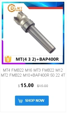 MT2 FMB22 MT3 FMB22 MT4 FMB22 хвостовик BAP300R 400R 50 мм фрезерный станок с ЧПУ+ 10 шт. APMT1604 1135 вставки для электроинструмента