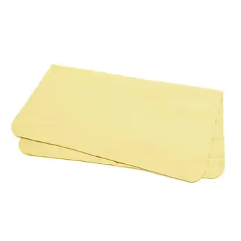 

uxcell Absorbent Synthetic Drying Chamois Towel Car Wash Cleaning Cloth Yellow 43 x 32cm