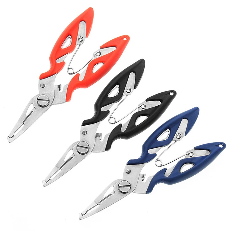 Multi-function Fishing Tools Line Cutter Fishing Holder Tackle Remover High Quality Scissors Oxford Bag Fishing Pliers jooyoo