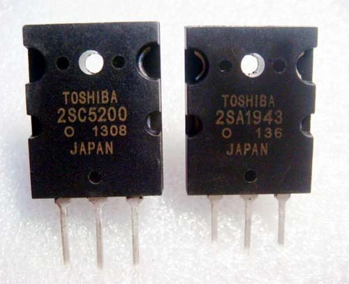 iFCOW 5 Pair Black 2SA1943 2SC5200 High Power Matched Audio Transistor 
