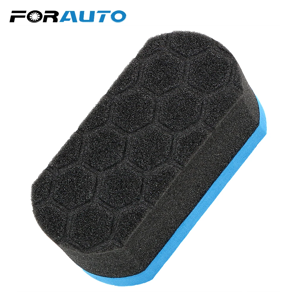 

FORAUTO Car Wash Sponge Auto Care Hex Waxing Buffing Applicator Pad Soft Wax Foam Polishing Sponge Detailing Cleaning Tool
