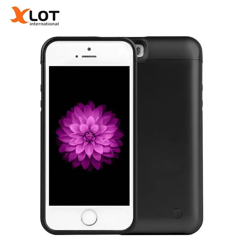 Goedkoop 5 5 S Oplaadbare Case 4200 mAh Externe Batterij Backup Charger Case Pack Power Bank voor Apple iPhone 5 5 s 5c SE