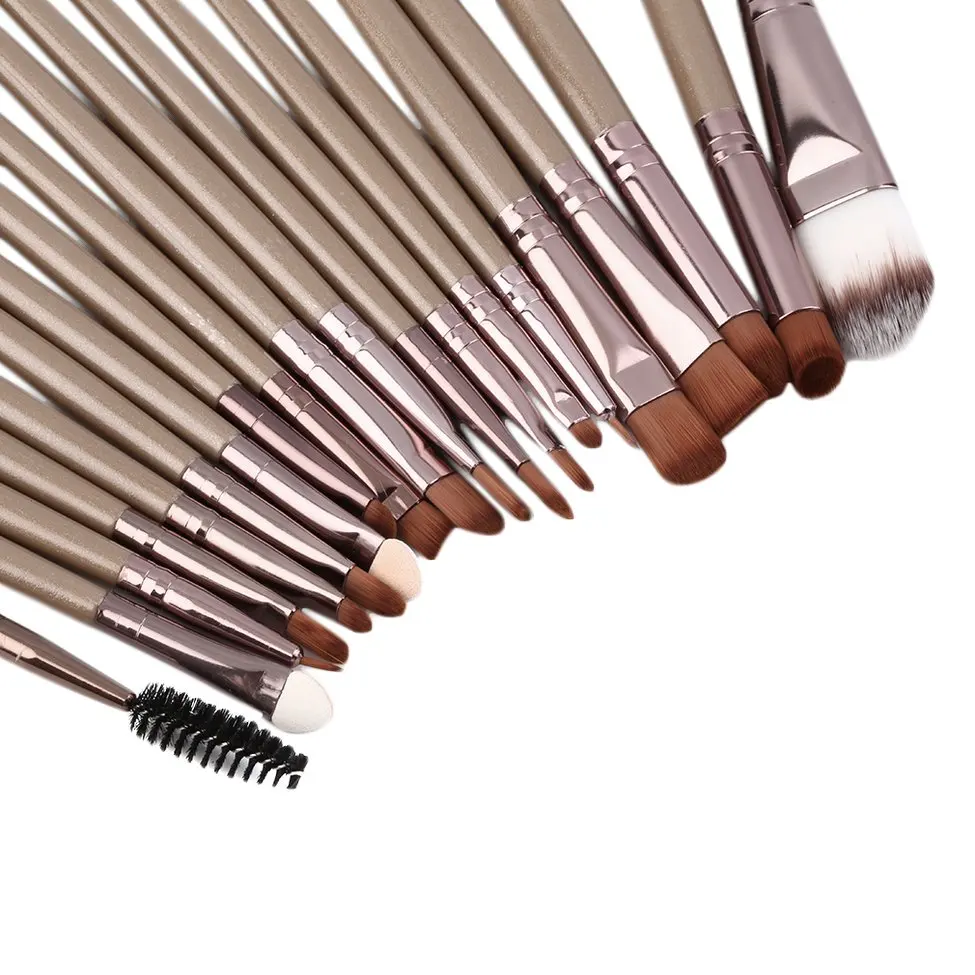 

Pro Makeup Brushes Set Profesional Foundation Powder Eyeshadow Eyeliner Lip Brush Tool Blending Brush Set Tool Kit