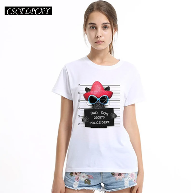 2017-Vendita-Calda-Cane-di-Polizia-Dept-Maglietta-delle-Donne-di-Disegno-Francese-Bulldog-T-Shirt.jpg_640x640 (5)