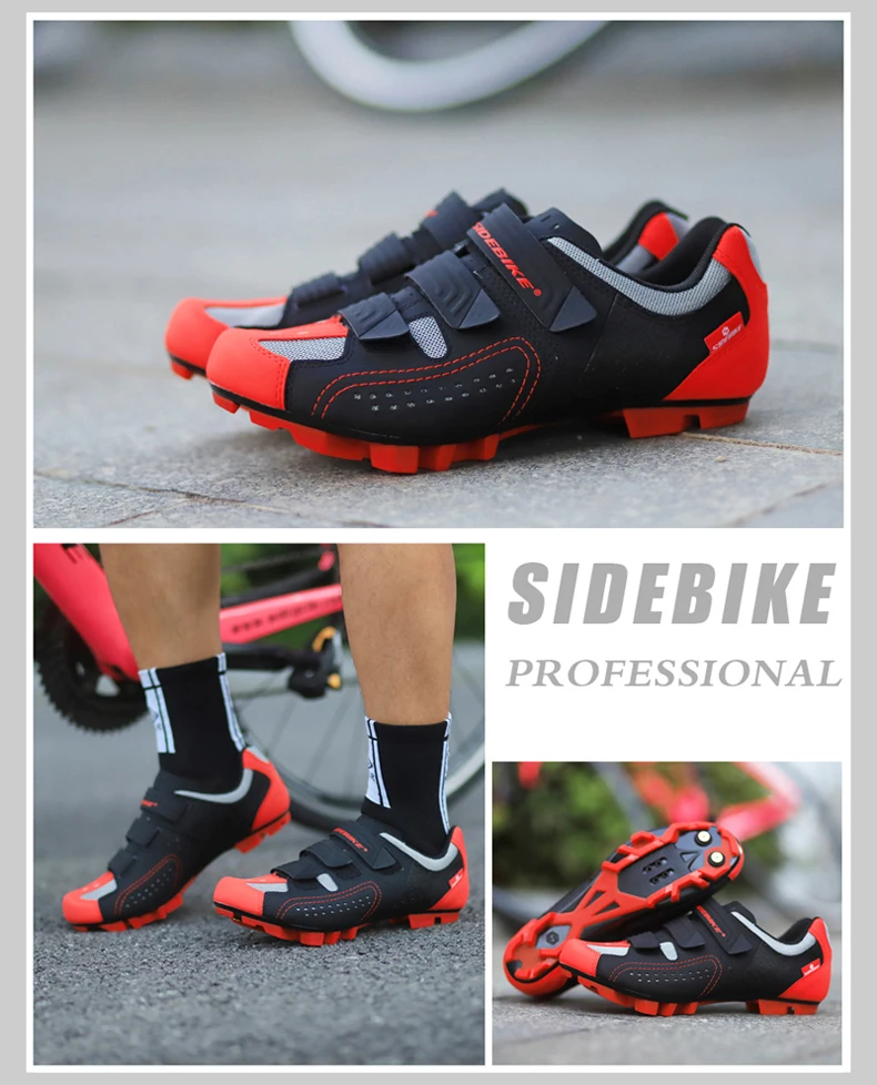 sidebike cycling shoes mtb man women racing bicycle MTB shoes mountain bike sneakers professional self-locking breathable