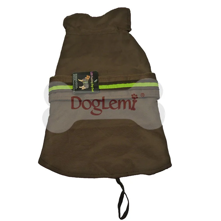 DogLime товары для собак пальто для собак Водонепроницаемая нейлоновая ткань Одежда для питомцев, собачий одежда светодиодный свет бар одежда для домашних животных JUN8