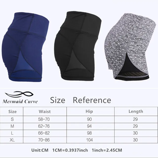 Mermaid Curve Sports Shorts Women’s Sexy Mesh Gym Running Short Tight Breathable Quick Dry Outdoor Sportwear Fitness Yoga Shorts