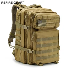 Refire Gear Outdoor Tactical Backpack Large-Capacity Waterproof Army Solider Bag Hiking Hunting Fishing Bag Camp Trekking Pack Refire Gear Outdoor Tactical Backpack Large-Capacity Waterproof Army Solider Bag Hiking Hunting Fishing Bag Camp Trekking Pack
