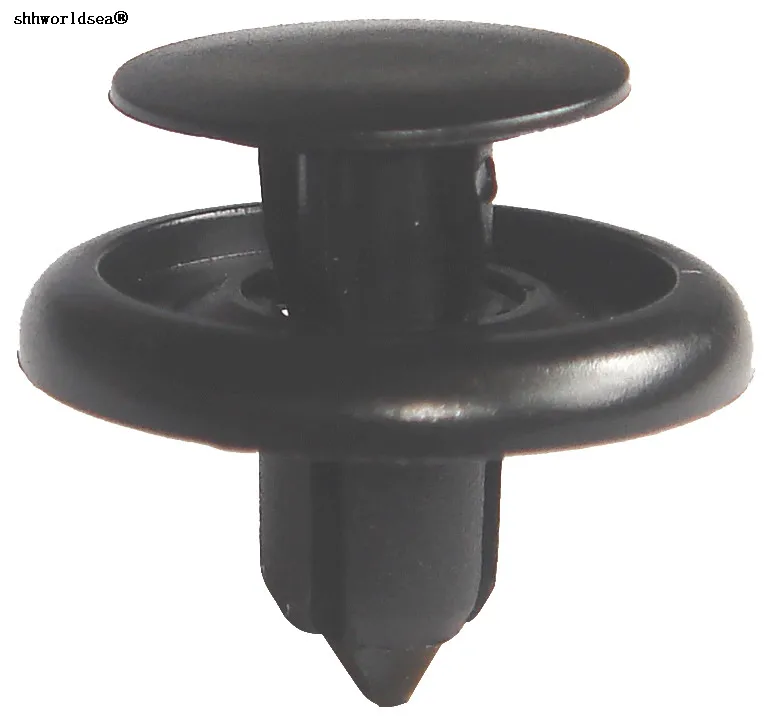 Shhworldsea 100 шт. вкладыш Фиксатор-задвижка для Toyota Tercel Camry MR2 Corolla заменить 90467-07166 подходит 7 мм отверстие Пластик зажим