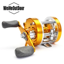 Right/Left Hand 40# Fishing Reel Aluminum alloy Saltwater Bait casting Reel Full Metal Carp Drum Wheel Speed Ratio:4.2:1 Pesca