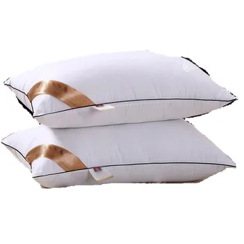 

Thickened Feather Pillow PP Cotton Pillow Core Bedding Set 48*74cm Solid Color Pillow Inner Bedroom Home Textile Home & Living