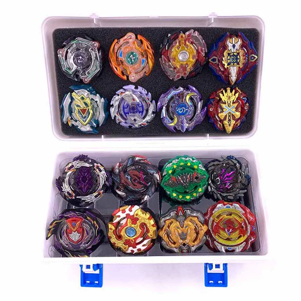 Beyblade Burst Bey Blade игрушка из металла Funsion Bayblade набор коробка для хранения с ручкой пусковая пластиковая коробка игрушки для детей - Цвет: SNH-SJ-27