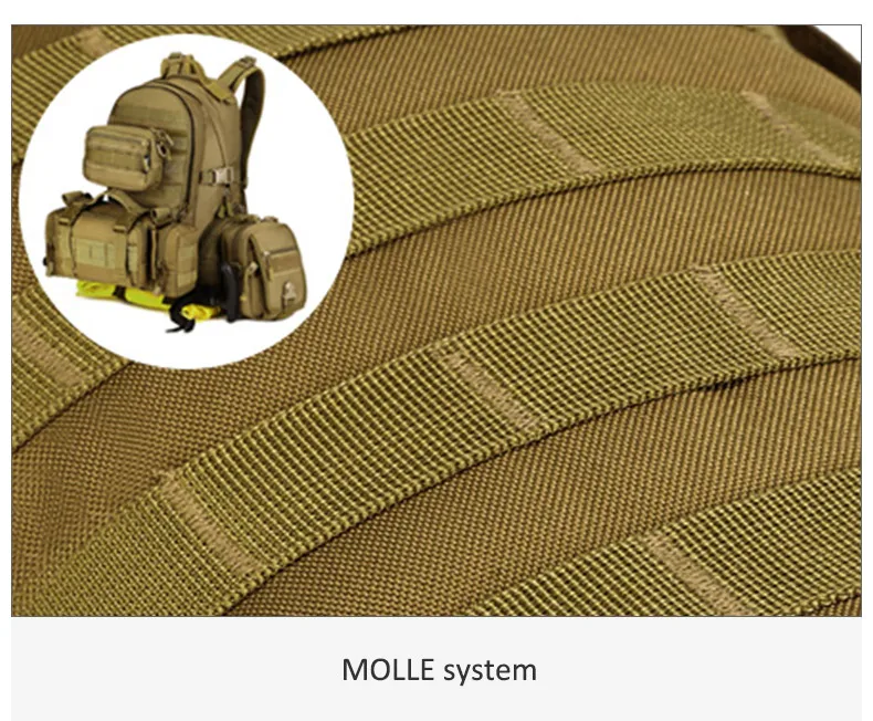 Bolsas de Desporto Tático Militar Mochila Acampamento Assalto Molle Montanhismo Caminhadas Camuflagem Caça Bolsa Xa369wd 35l 15 Mochilas escal.
