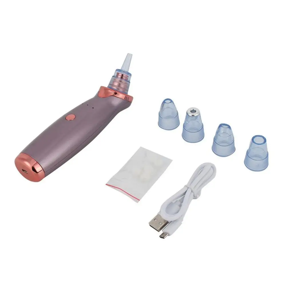 

USB Rechargeable Vacuum Blackhead Remover Facial Vacuum Pore Cleaner Nose Acne Facial Skin Care Tool Beauty Suction Device