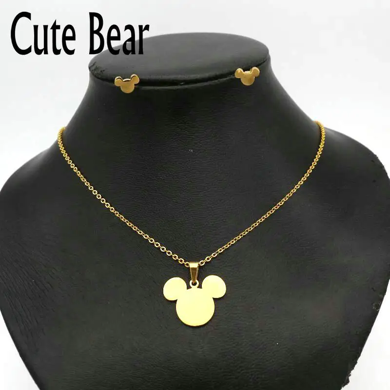 Un bonito collar de Lágrima Hematita /& Clip en Pendiente Conjunto Nueva.