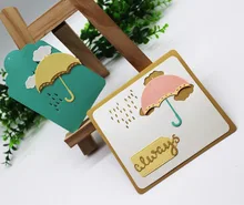 

7pcs Umberlla&Cloud Metal Cutting Dies Stencil for DIY Scrapbooking Photo Album Embossing Paper Cards Decorative Crafts Die Cuts