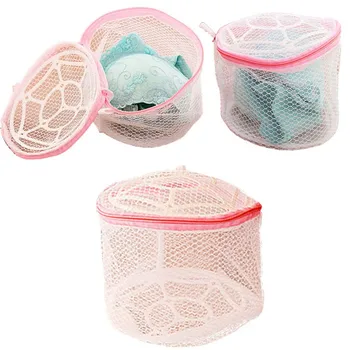 

New Women Lingerie Underwear Bra Sock Laundry Basket Mesh Bag Washing Aid Net Mesh Zip Bag