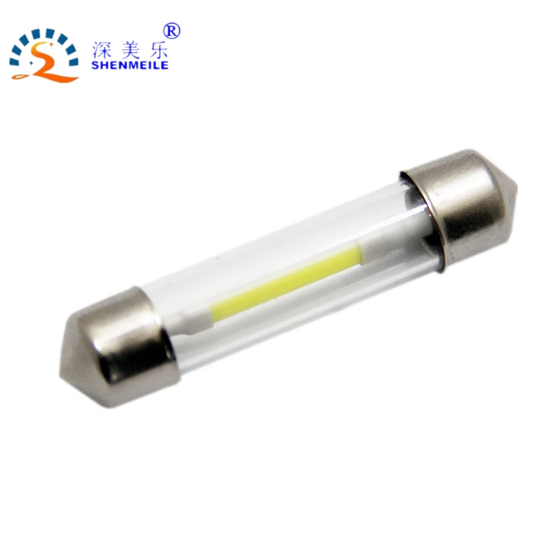 

RXR 50pcs Modern/Old timer LED car lamp 12V/6V DC Festoon auto interior LED Dome lights 1w 31 36 39 41MM reading c5w canbus bulb
