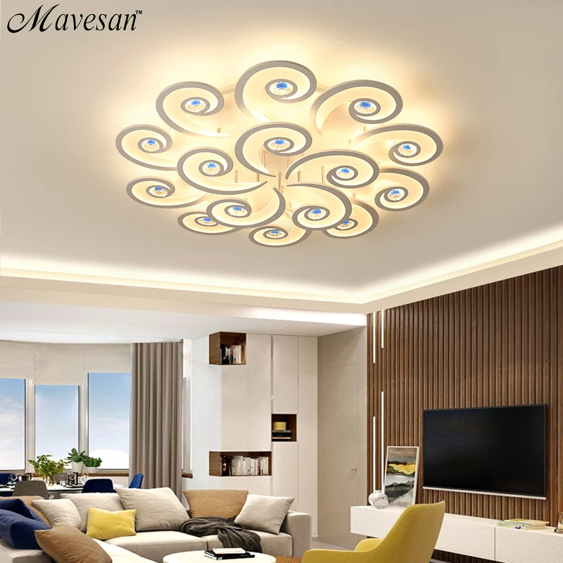 

Remote Control ceiling lights for living room Study Room Living Room modern Led Ceiling Lamp AC90-265V house lighting fixtures