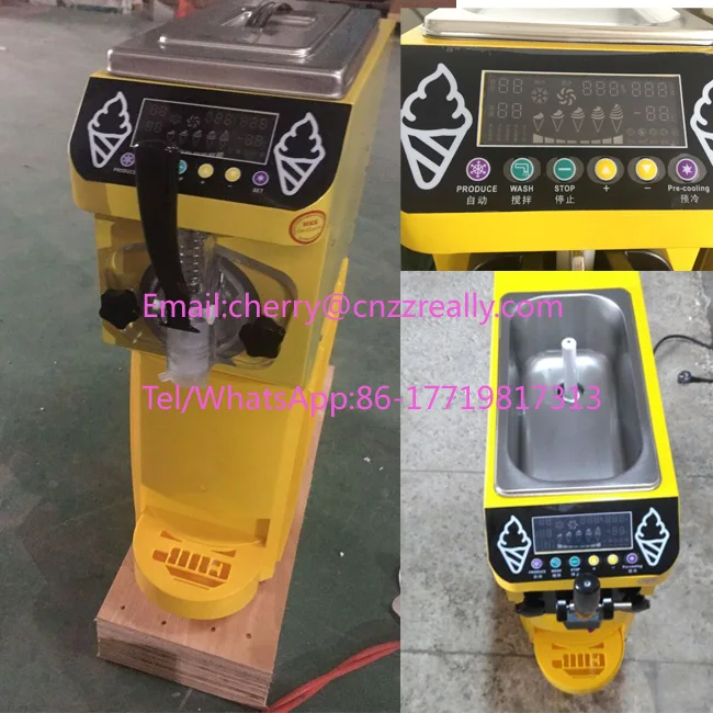 US $1.150.00 Home 1825Lh capacity mini soft ice cream machine serve small price Customizable