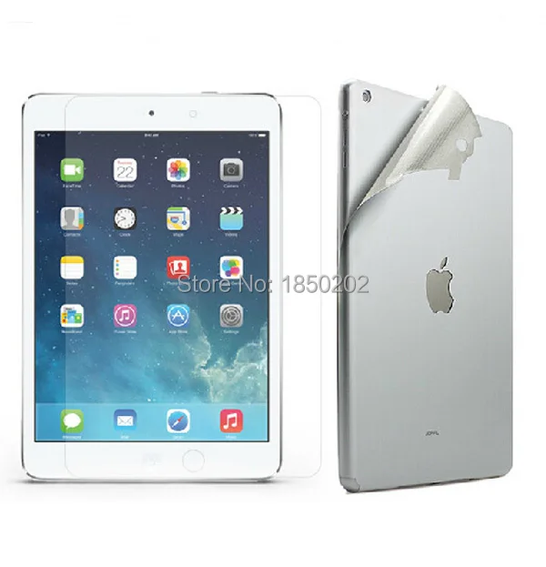 5x Розничная упаковка прозрачная ЖК-пленка для всего тела Передняя и задняя защитная пленка для экрана для Apple iPad Air iPad5 5 Air2 2 iPad6 6