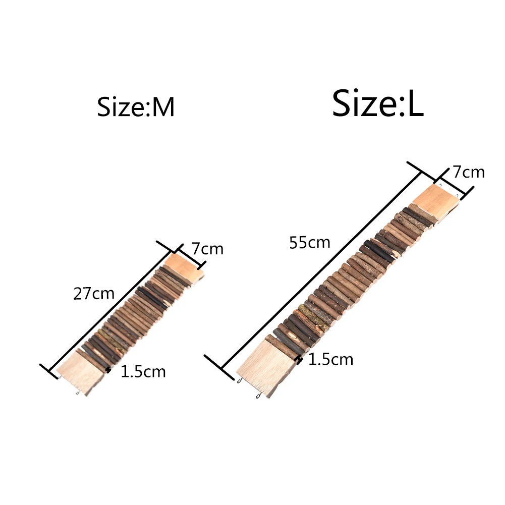 Новая лестница для хомяка из чистого дерева, маленькие игрушки для домашних животных, хомяки, шиншиллы, морские свинки, жевательные игрушки, альпинистская рама, подвесная лестница, мост