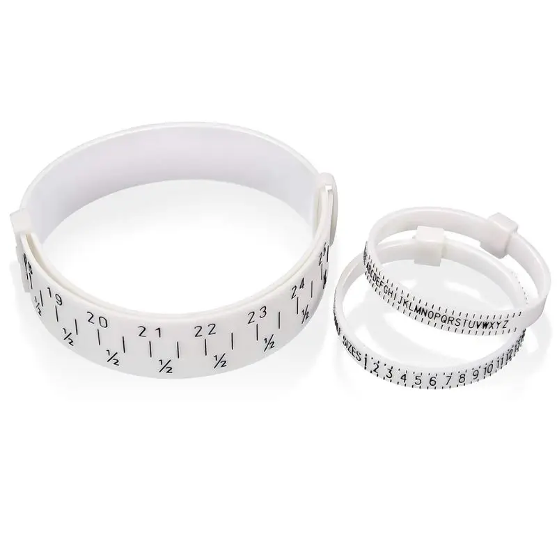 

3 Pcs/set Ring Caliber Finger Bracelet Scale Measuring Stick Jewelry Chucks Size Checking Tools Unisex