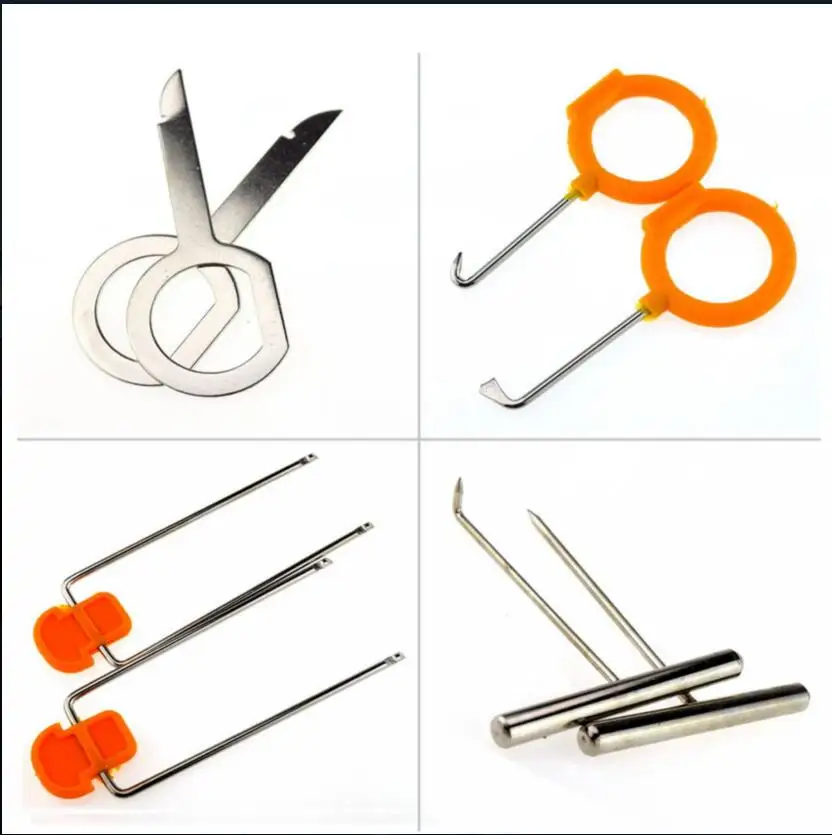 

12Pcs Plastic Removal Installer Tool Kit Audio Disassembly Tool For Land Rover LR4 LR2 Range Rover Evoque