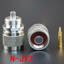 2pcs/lot RF Coaxial RF Connector N-JY3 N Male Connector Through Wall Connector 141 Cable