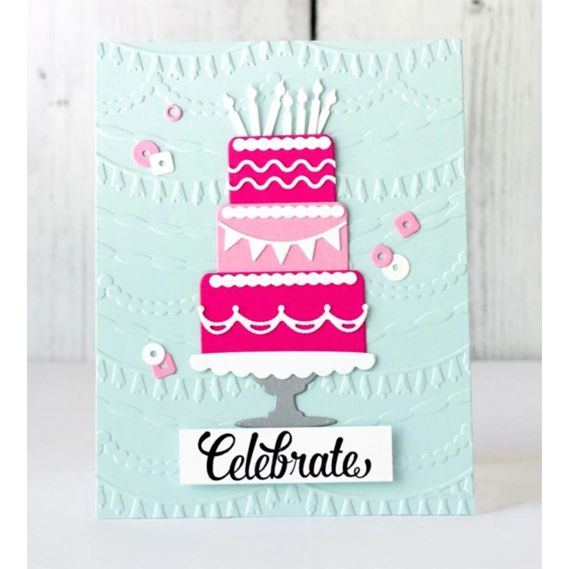 Maison Cuisine Arts De La Table Acier Inoxydable Joyeux Anniversaire Decoration Gateau Fabrication Carte Pochoir Ap