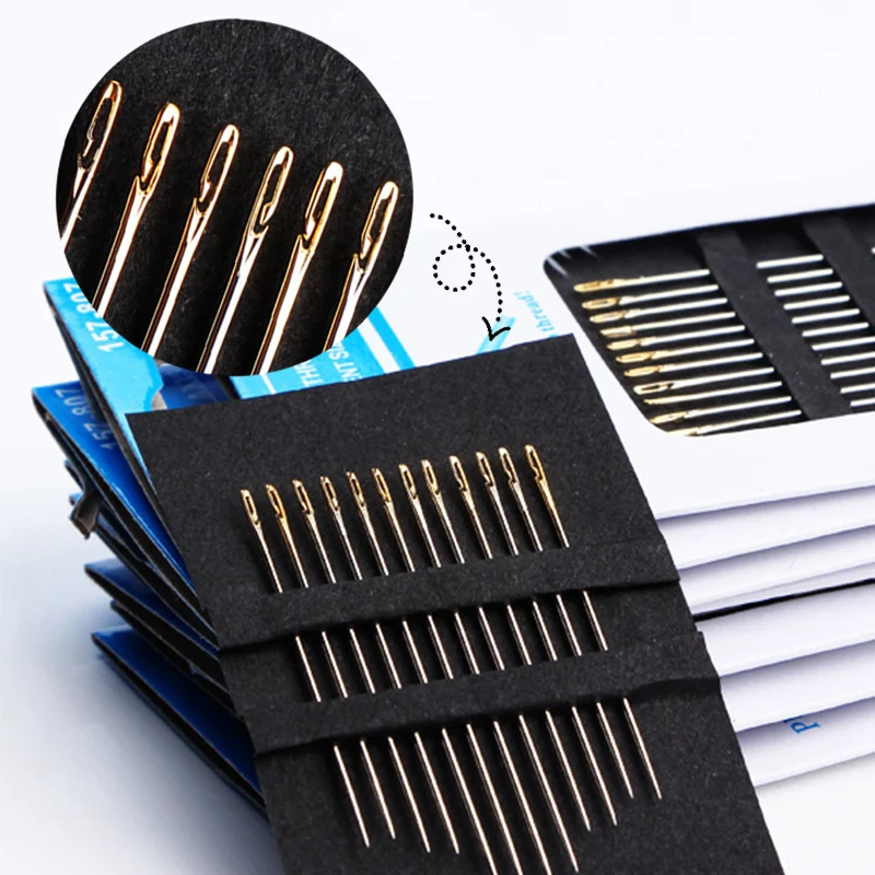 

Needles DIY Multi-size Hot Sale Sewing Needle Sewing Side Opening Popular Darning 12PCS/Lot Blind Needle Stainless Steel