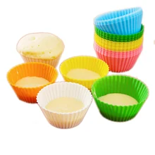 24 шт./партия чашки для торта, кухонные ремесленные цветные силиконовые чехлы для кексов, силиконовые инструменты для украшения торта, Прямая поставка