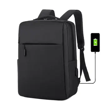 

15.6inch Laptop Men Backpacks USB Waterproof Business Casual Large Capacity Nylon Backpack Men's Anti-theft travel backpacks