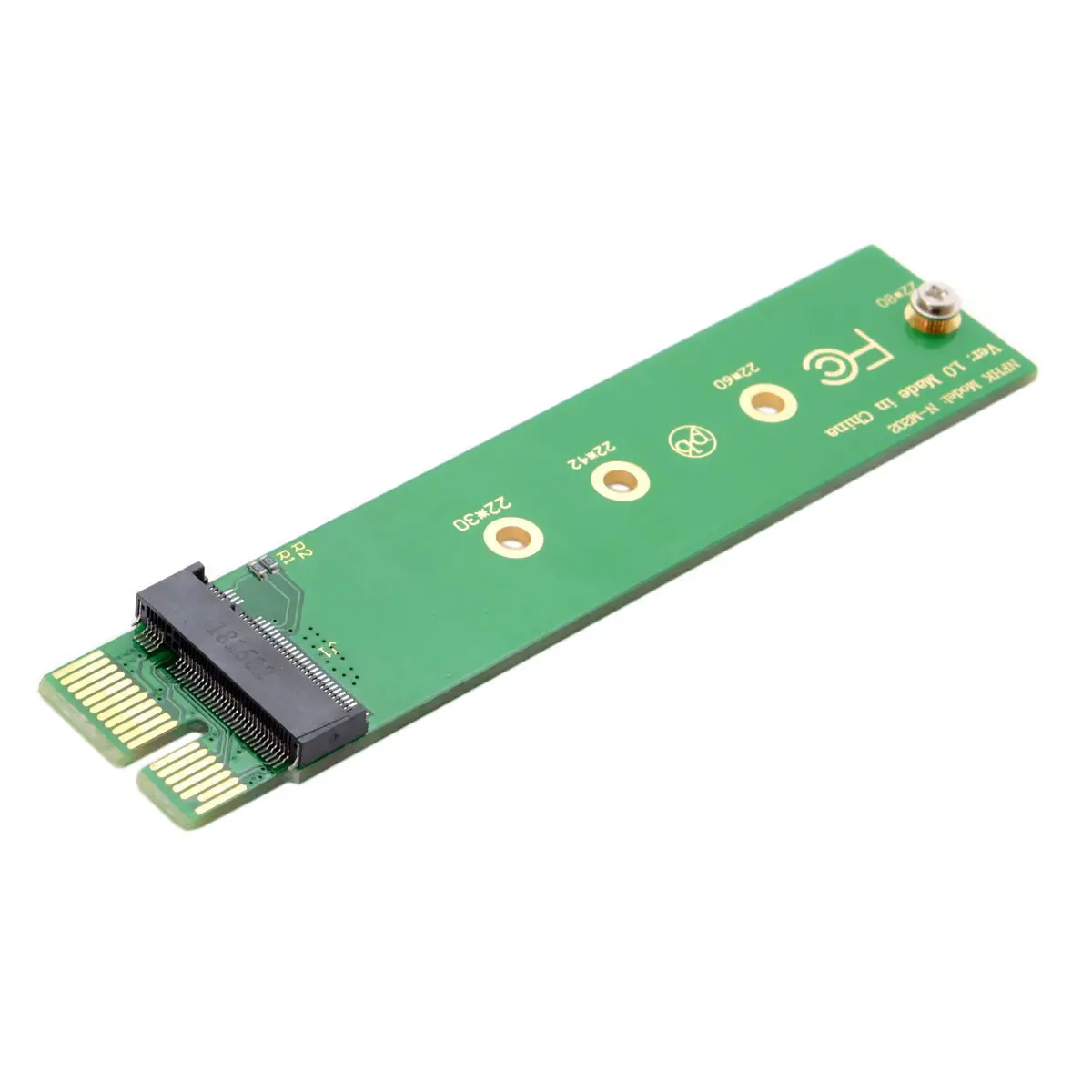 PCI E 3 0 1x x1 Вертикальный адаптер для NGFF M key NVME AHCI SSD XP941 SM951 PM951 960 EVO SSD|Кабели передачи