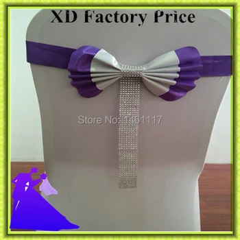 

New Product High Quality 100PCS Chair Cover Sash & Chair Cover Bow & Weding Chair Sash FREE SHIPPING