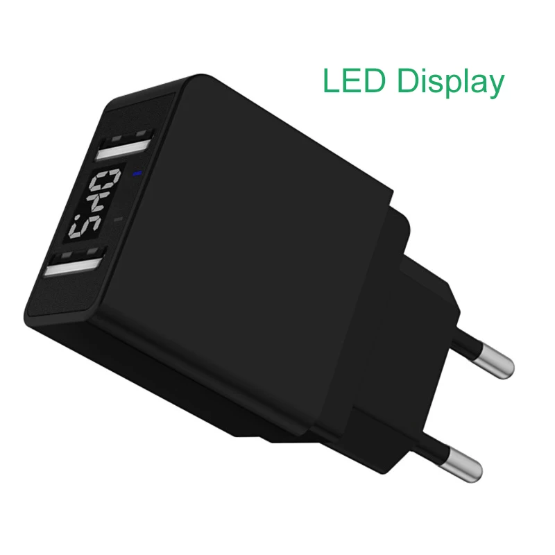 M. uruoi двойное зарядное устройство USB 5V2.4A со светодиодным дисплеем Быстрая зарядка