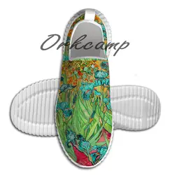 Спортивная беговая Обувь Van Gogh Irises легкая прогулочная обувь дышащая сетчатая обувь для йоги