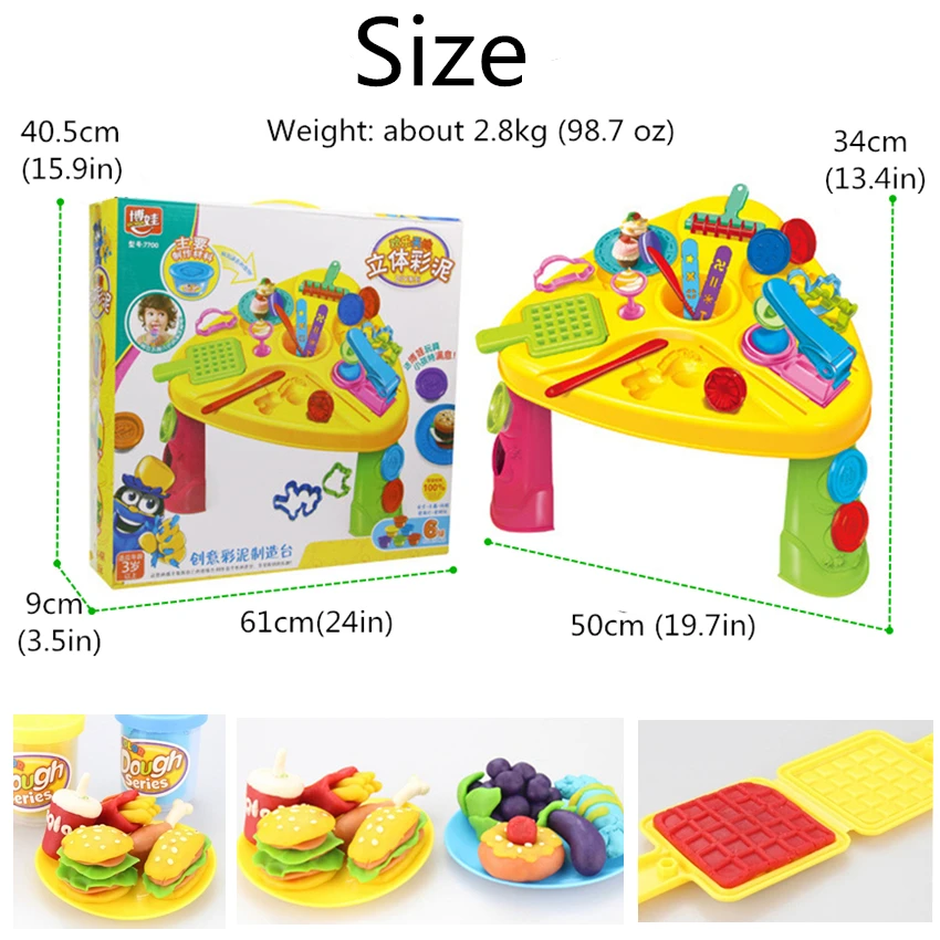 DIY Plasticine Table Animals Playdough Mud Foam Gadget Charm Play Clay Model Maker Putty Kit Polymer Fimo Tool Toys For Children DIY Plasticine Table Animals Playdough Mud Foam Gadget Charm Play Clay Model Maker Putty Kit Polymer Fimo Tool Toys For Children