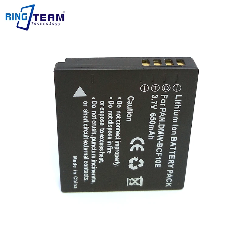 2 шт./лот. DMW-BCF10E DMW-BCF10 CGA-S/106B Li-Ion Перезаряжаемые Батарея(для приготовления пищи на все версии прошивок) для цифрового фотоаппарата Panasonic Lumix камеры