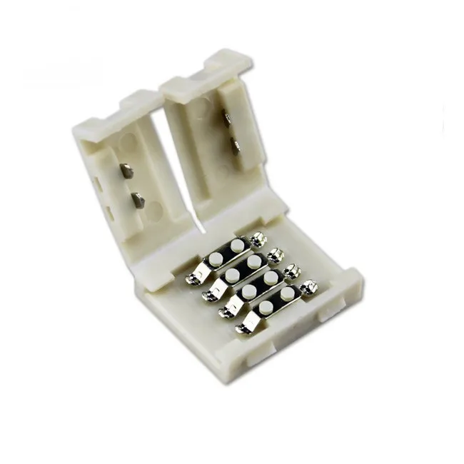 20 шт. 10 мм Solderless 4pin RGB печатная плата разъем для 3528 2835 5050 не Водонепроницаемая
