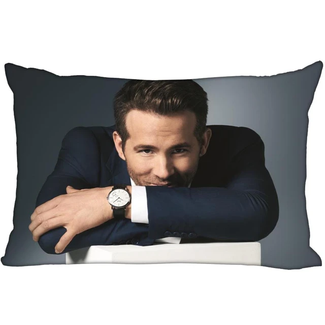 Custom Ryan Reynolds Pillowcase Wedding Decorative Cotton Linen