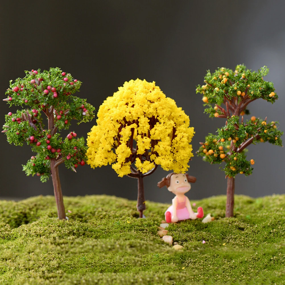 5 стилей Сказочный Сад искусственное дерево миниатюрные растения гном Террариум с мхом декор для поделок бонсай бутылка садовое украшение