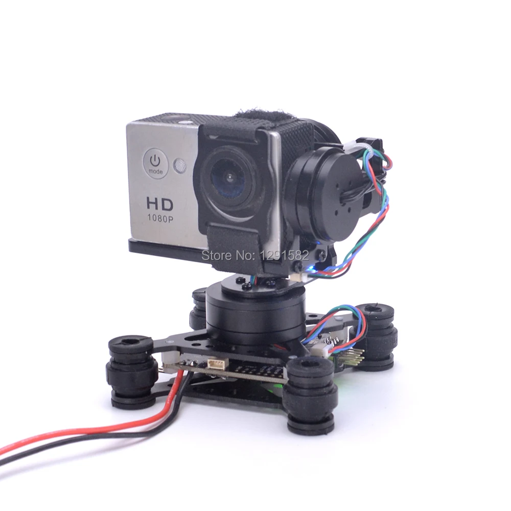 

RTF 3 Axis 3Axis Brushless Gimbal with 2204 2805 motor Storm32 Controlller For gopro hero session Gopro 3 4 Eken H9 runcam3