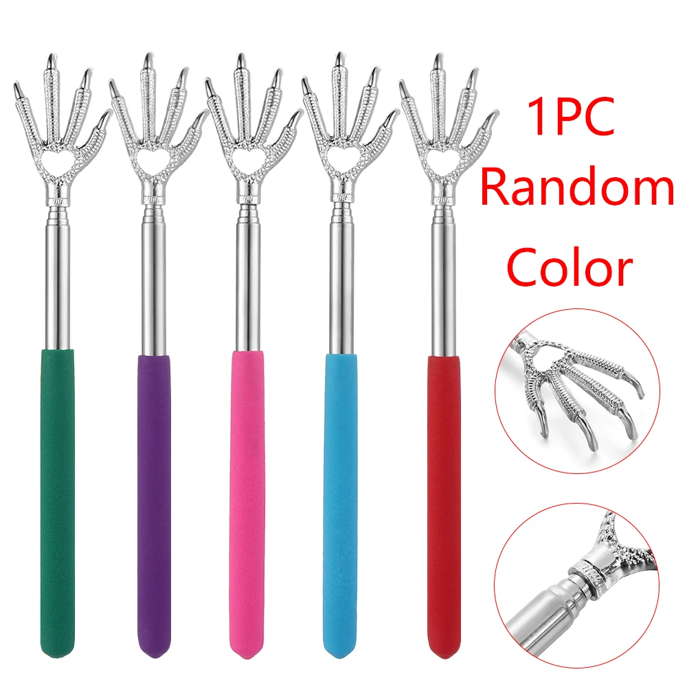 

Back Scratcher Adjustable Practical Handy Stainless Pen Case Telescopic Pocket Scratching Massage Kit Ghost Hand Claw Men Women