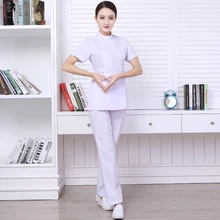 Белые рабочие штаны Летние штаны медсестры зимние брюки для медсестер пояс Одежда медсестры Большие размеры медицинские штаны