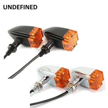 

1 Pair 12V Universal Motorcycle Black Amber Cross LED Turn Signal Brake Stop Light For Honda VT1300CT VTX1300C Yamaha UNDEFINED