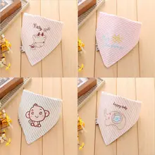 Милый мультяшный нагрудник для кормления слюнявчик треугольная бандана унисекс младенческой головы шарф