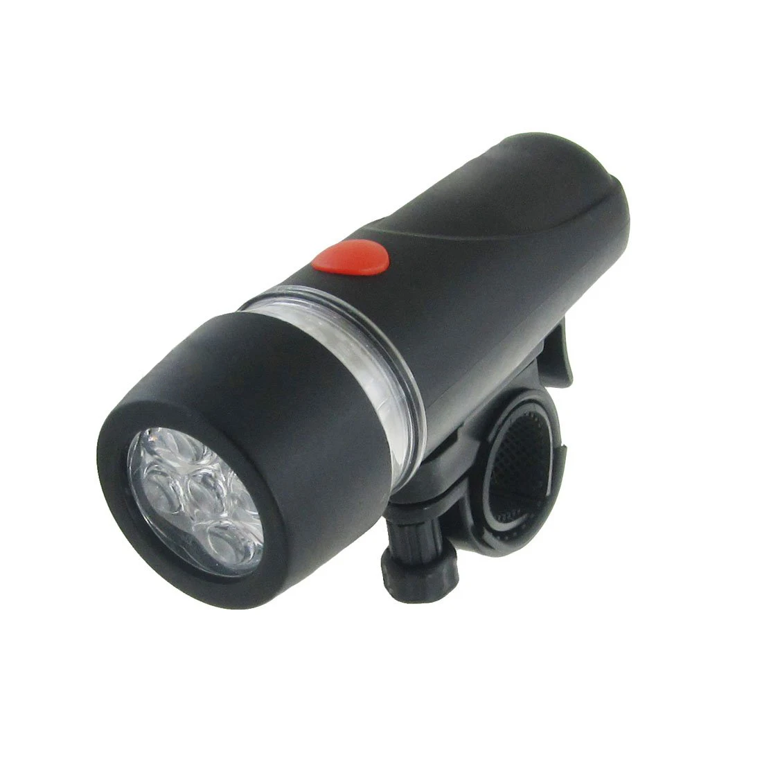 3 Pcs of (Bike Bicycle White LED Flashing Light Headlight Torch Black