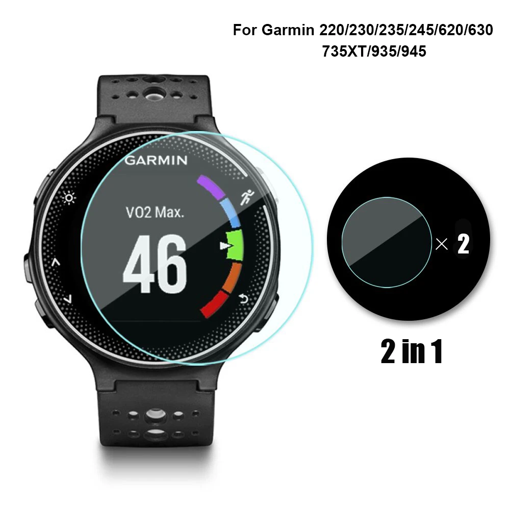 SPEDKOY 2 упаковки для Garmin Forerunner 220 235 735XT защита экрана часов аксессуары закаленное стекло для Garmin 945 245